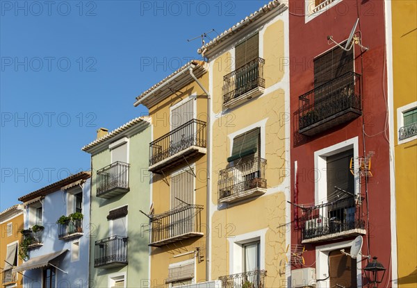 Colorful beachfront houses