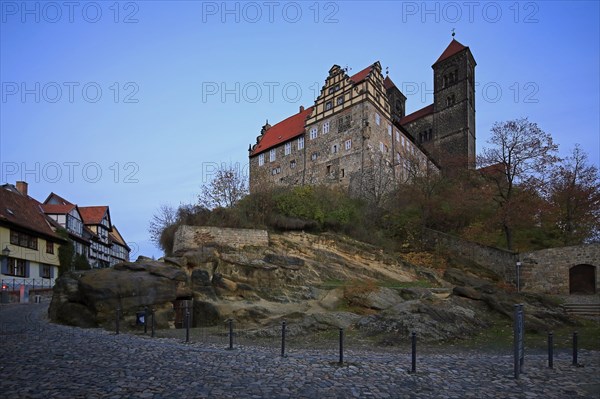 Schlossberg with Collegiate Church of St. Servatius