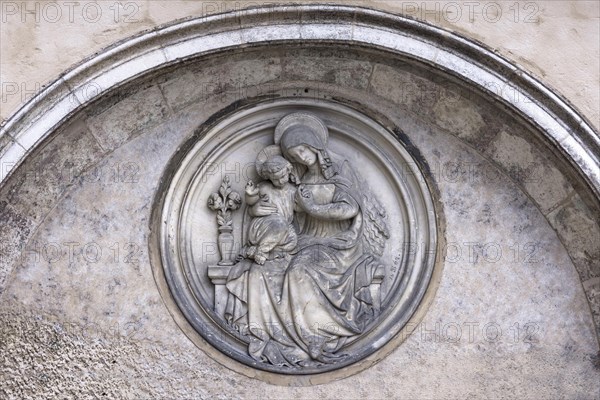 Relief of St. Mary with the Child Jesus at the Church of St. Ulrich