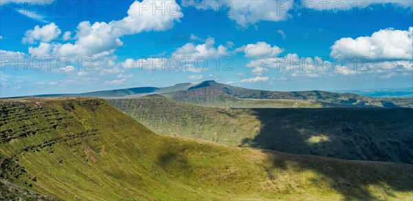 View on Pen y Fan and Cribyn