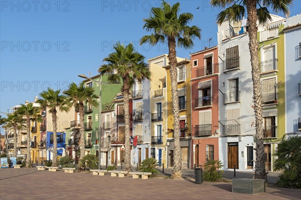 Colorful beachfront houses