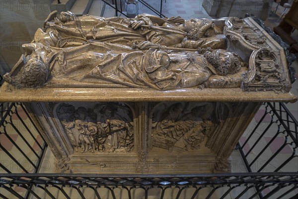Burial vault of the imperial couple Henry II and Kunigunde in Bamberg Cathedral