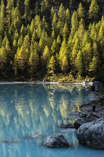 Turquoise-green Sorapis Lake