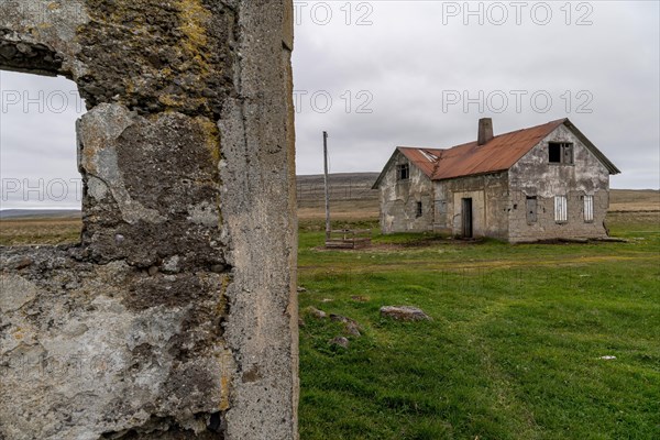 Abandoned derelict house