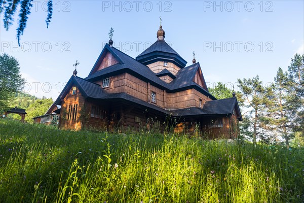 Wooden church in Verkhoyna