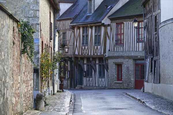 Half-timbered houses in the Rue Couverte