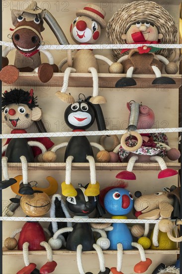 Funny wooden figures