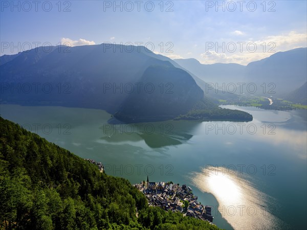 View from above of Hallstatt