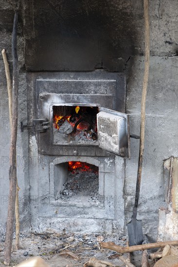 Kiln for distillation for traditional rum production