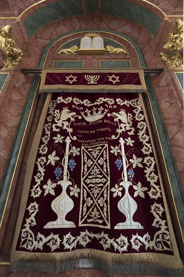 Torah shrine in the synagogue