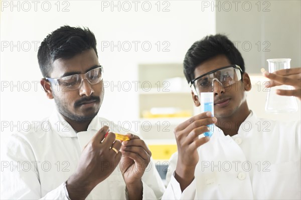 Students in an internship at the university