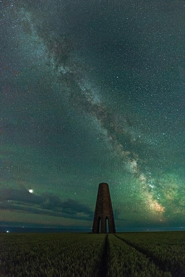 Panorama of Milky Way over The Daymark