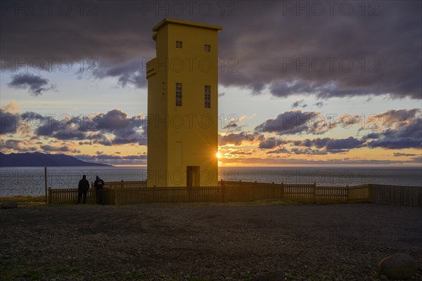 Lighthouse at sunset