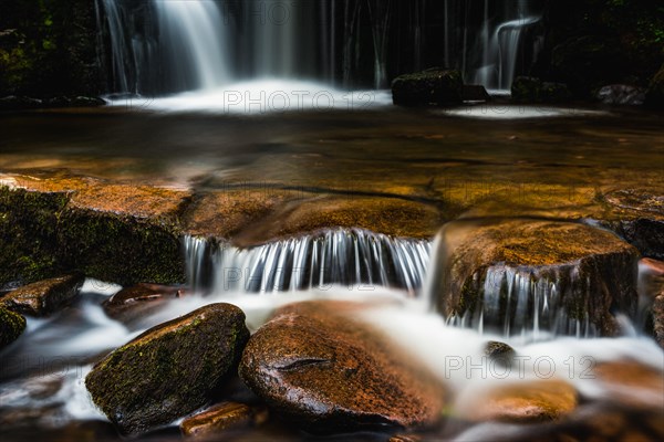 Little waterfall on the way to Blaen y Glyn Isaf Waterfall