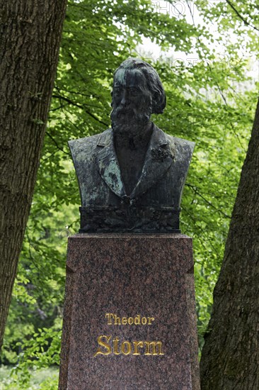 Theodor Storm Monument in the Castle Park