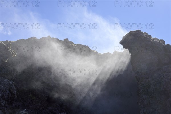 Steam in the backlight