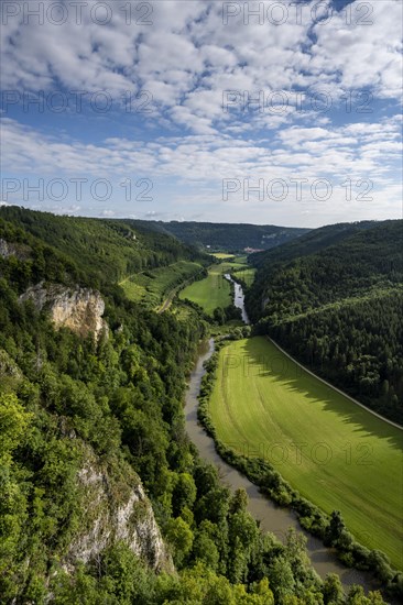 View from the Knopfmacherfelsen into the Danube valley