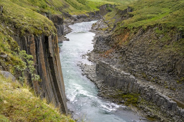 Stuolagil Canyon from the viewing platform