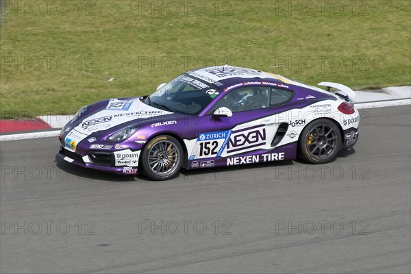 Porsche Cayman GT4 at Nuerburgring race track