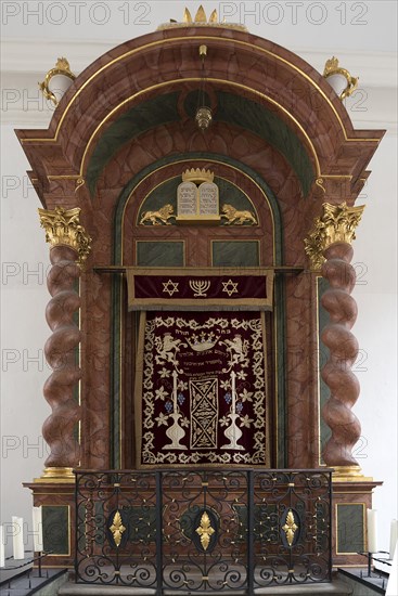 Torah shrine in the synagogue