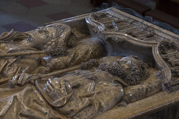 Burial vault of the imperial couple Henry II and Kunigunde in Bamberg Cathedral