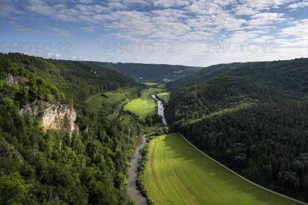 View from the Knopfmacherfelsen into the Danube valley