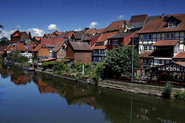 Fishermen's houses on the Werra