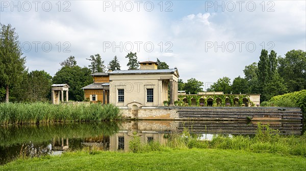 Roman Baths in Sanssouci Park in Potsdam