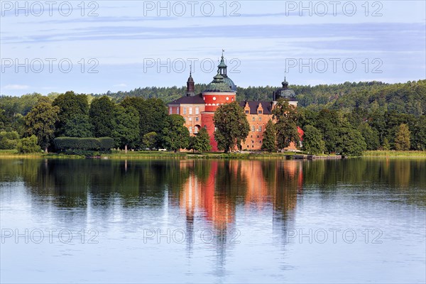 Gripsholm Castle reflected in Lake Maelaren