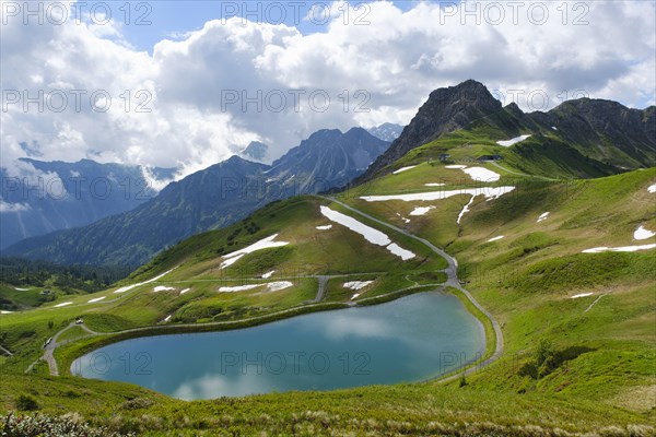 Reservoir at the Kanzelwand