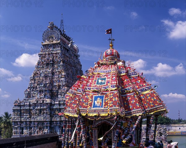 Chariot festival at Thiruvarur