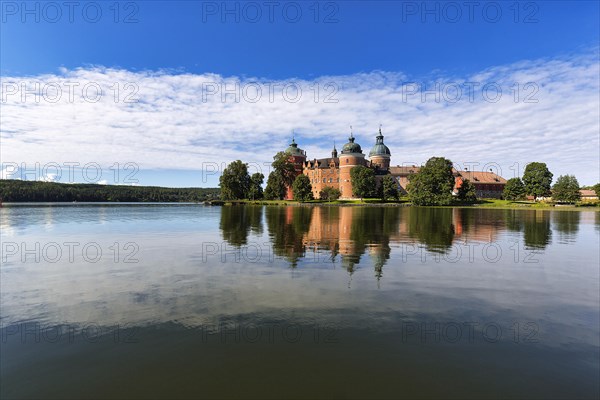 Gripsholm Castle reflected in Lake Maelaren