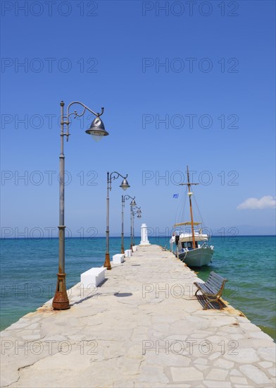 Pier in the Aegean Sea