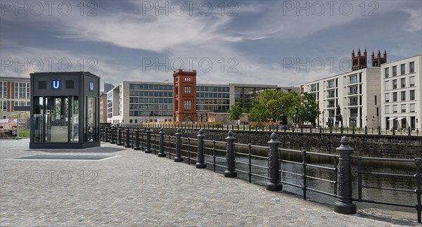 The newly designed Schinkelplatz on the Spree in Berlin