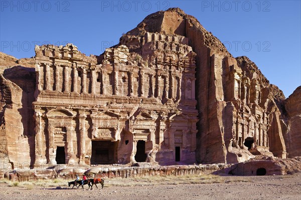 Royal tombs on the western slope of Jabal al-Khubtha