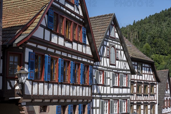 Half-timbered houses in Schiltach in the Kinzigtal