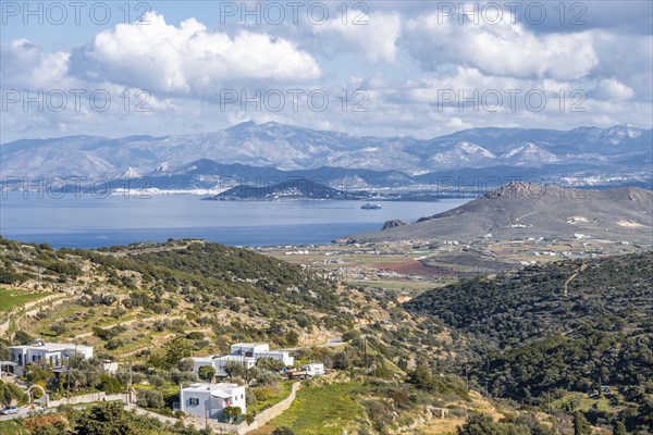 View of the sea between Paros and Naxos