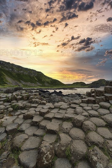 Coast with Basalt Columns