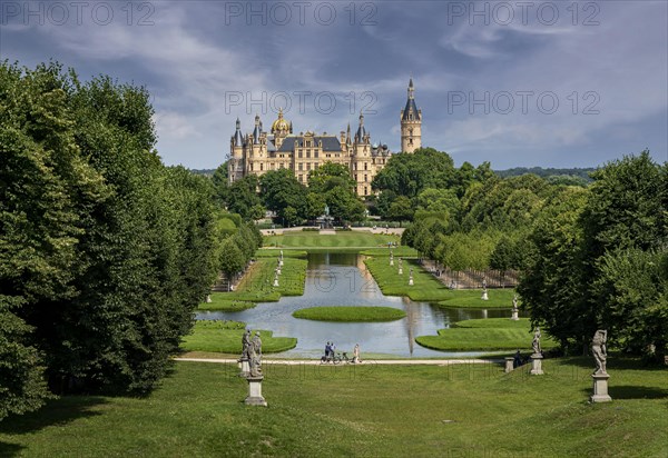Schwerin Castle with the Castle Park