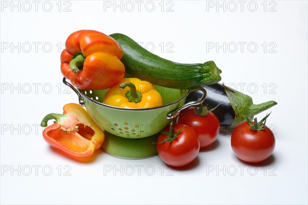 Ingredients for Ratatouille in Siebtopf