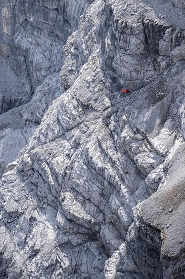 Watzmann East Face Bivouac in the Rock Face