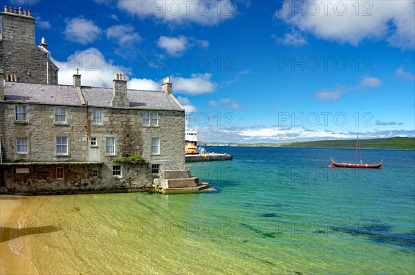 Quiet bay with crystal clear water