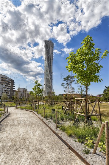 Futuristic skyscraper