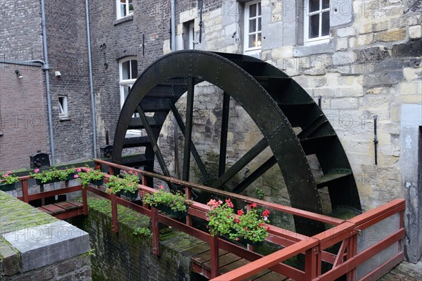Bishop's mill water wheel