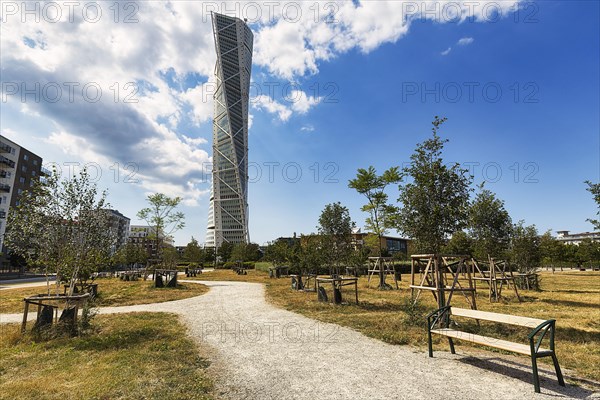 Futuristic skyscraper