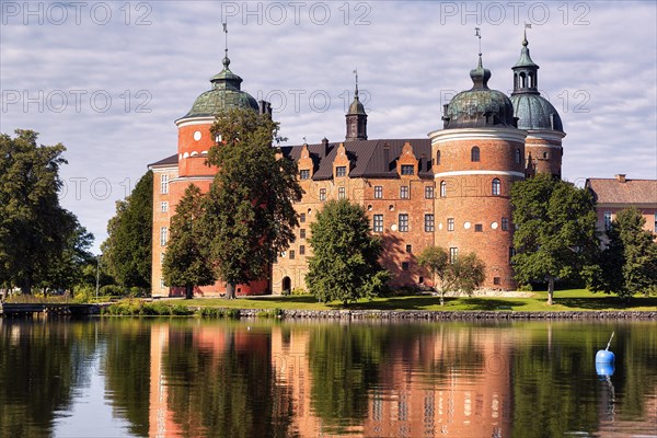 Gripsholm Castle reflected in Lake Maelaren