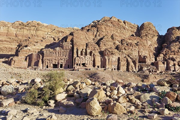 Royal tombs on the western slope of Jabal al-Khubtha