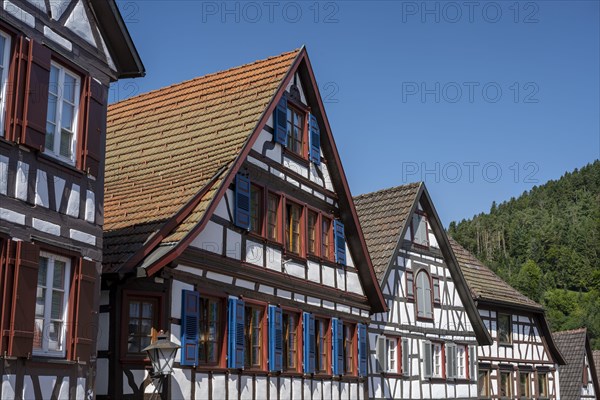 Half-timbered houses in Schiltach in the Kinzigtal