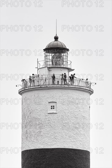 Visitors on a lighthouse