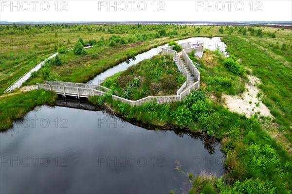 Aerial view of the moor